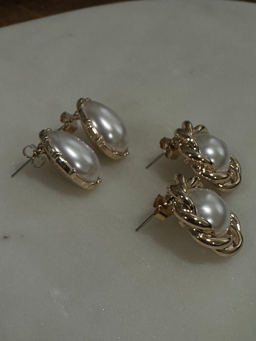 pearl earrings