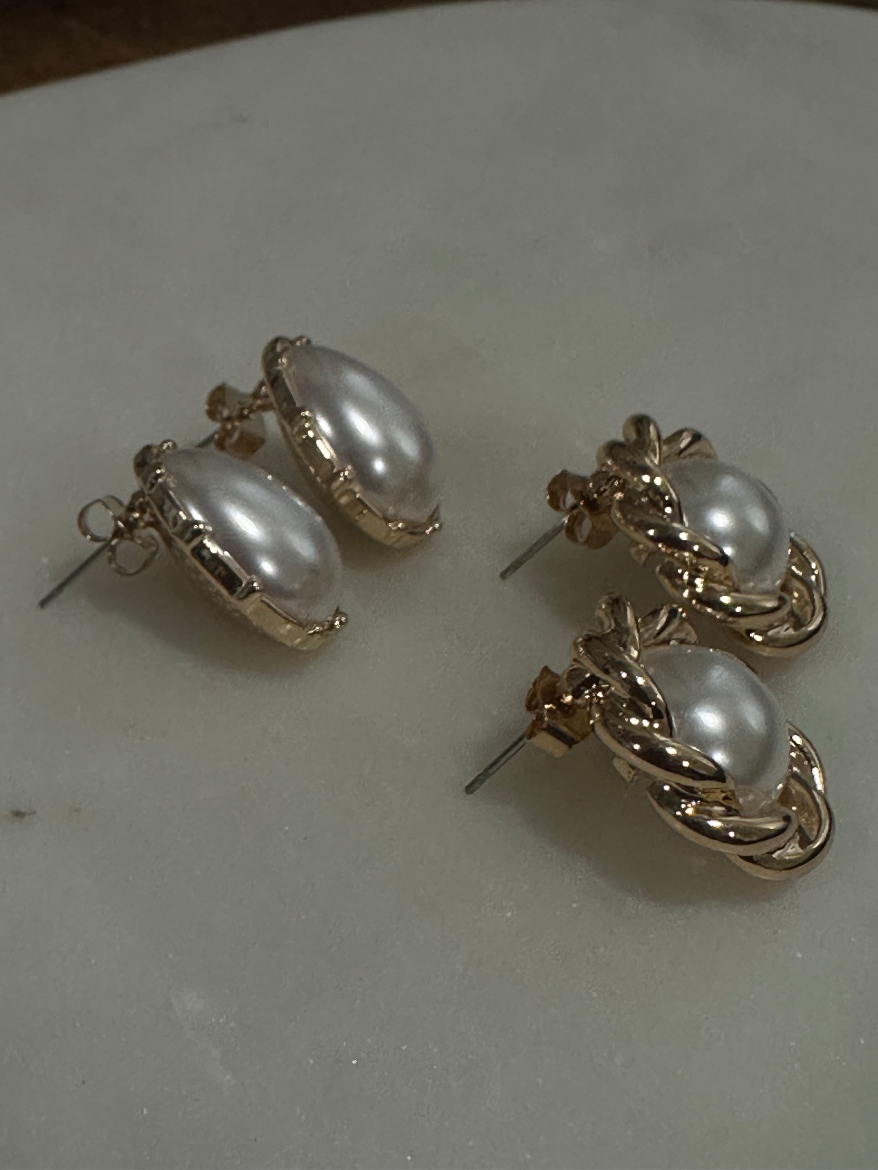 pearl earrings