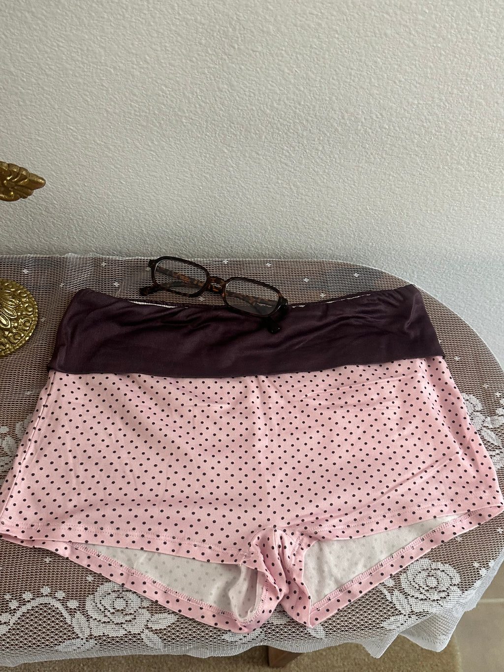 polka lounge shorts