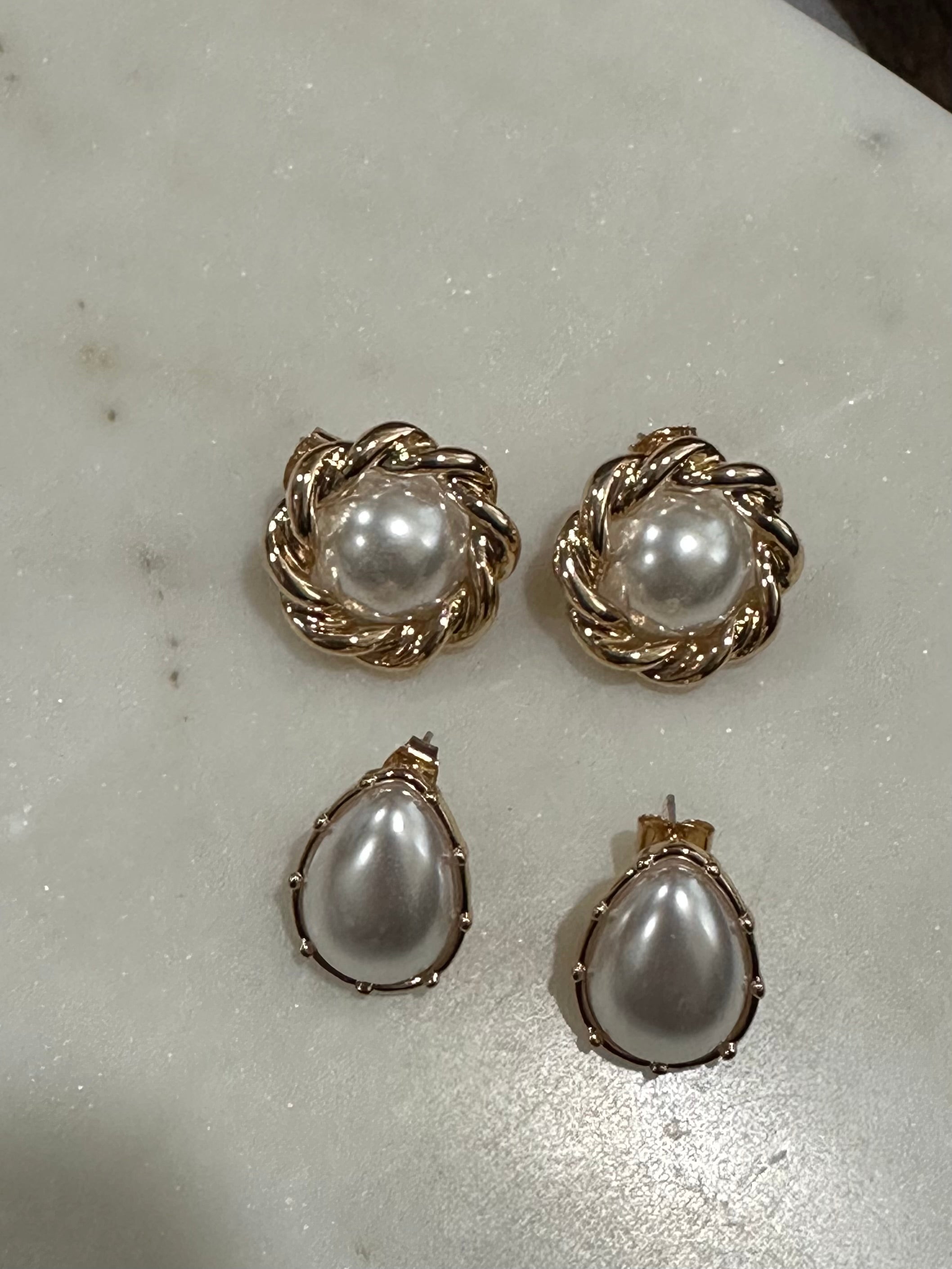 pearl earrings
