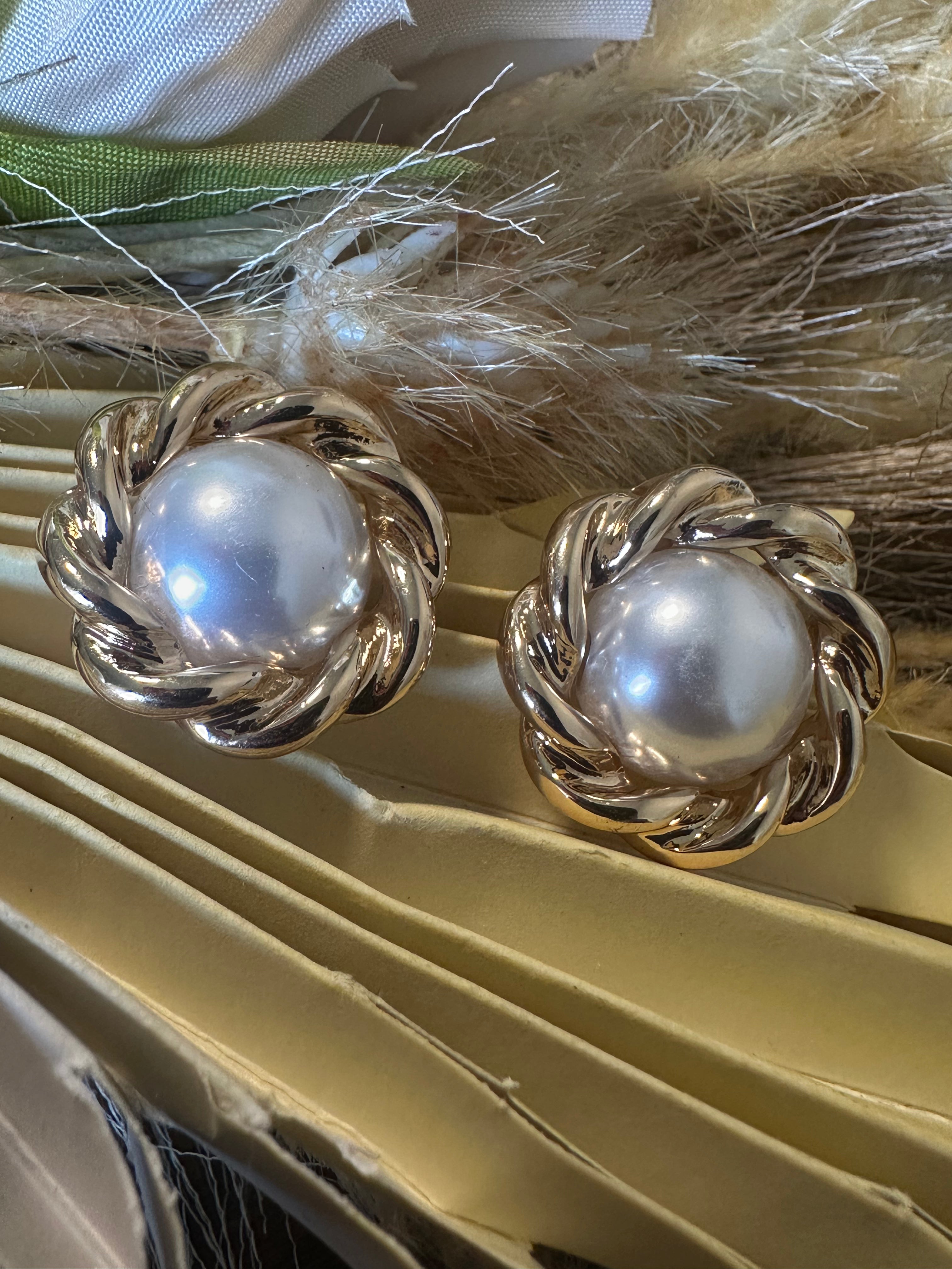 pearl earrings